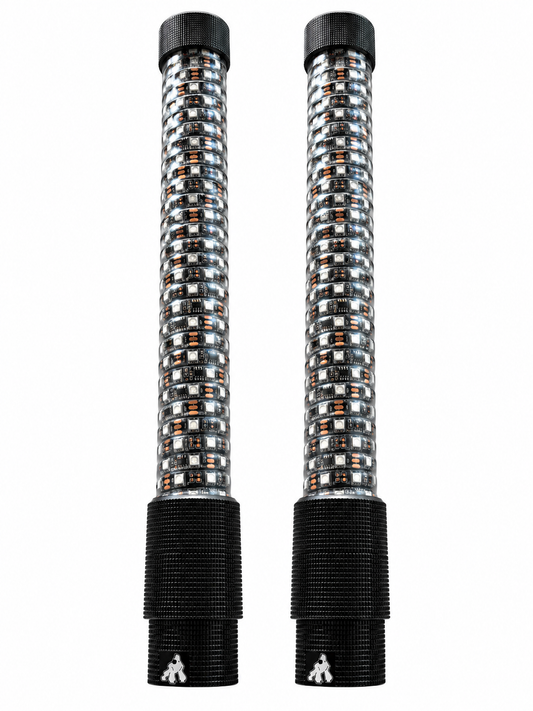 LED Whip Chunky Monkey Apex X Whip 17" Pair *NEW*