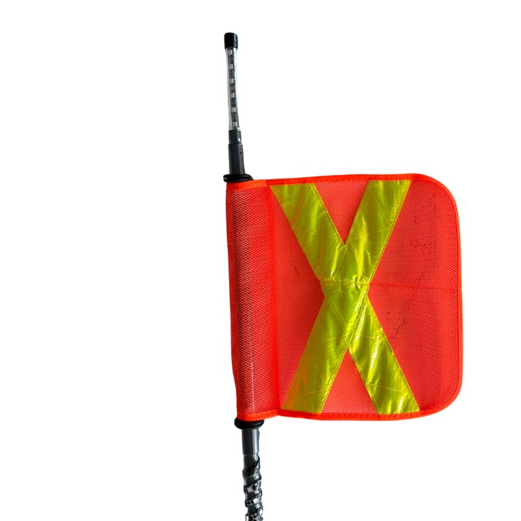 4' LED Whip Xtreme Mining Industrial Safety Single Whip