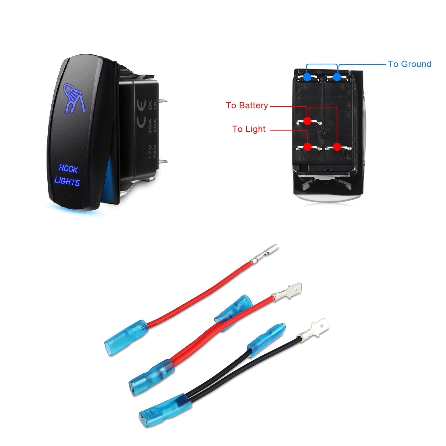 Elite HD LED Rock Light Kit - 8 Rock Light Kit