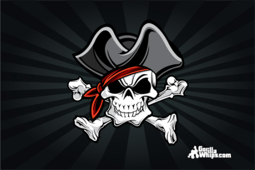 Pirate Skull 2' x 3' Grommet Flag