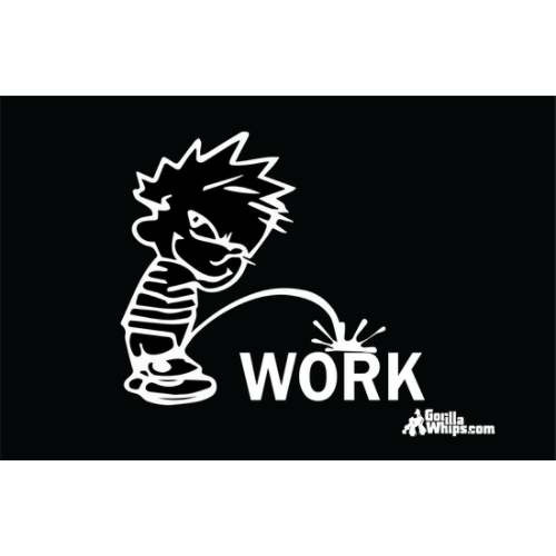 Pee On Work 12x18 Pocket Flag For 1/4" & 5/16" Whips