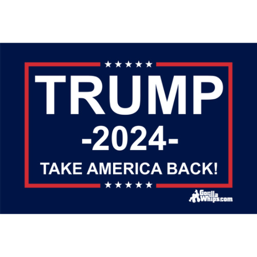 Trump 2024 2'x3' Upgraded Grommet Flag 