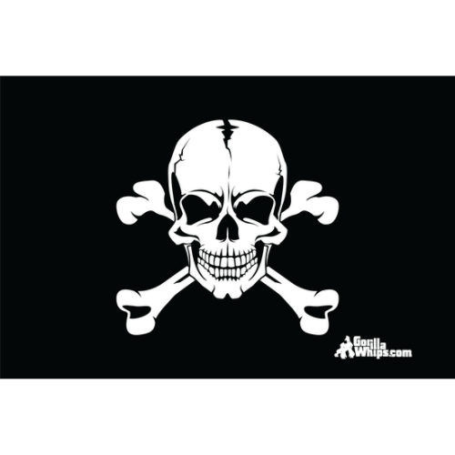 White Skull 3' x 5' Grommet Flag