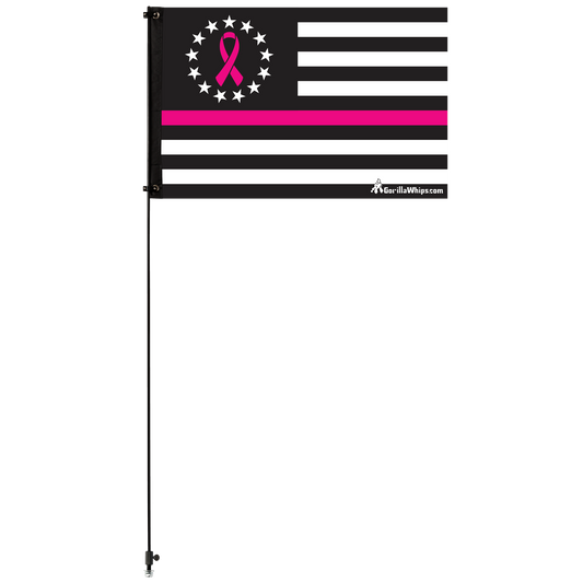 Thin Pink Line- Breast Cancer Awareness 2' x 3' Grommet Flag