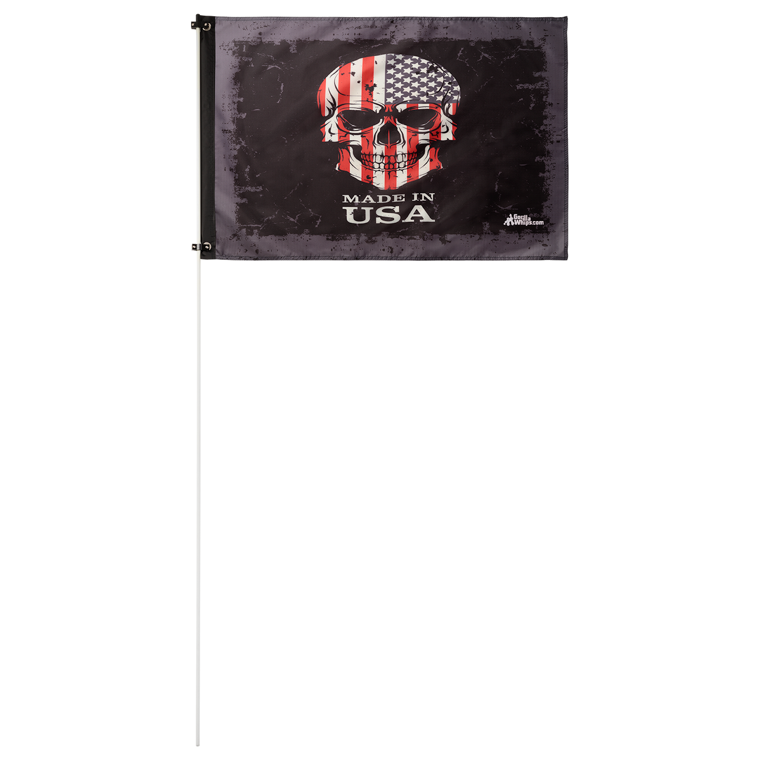 Made In USA Skull 2' x 3' Grommet Flag