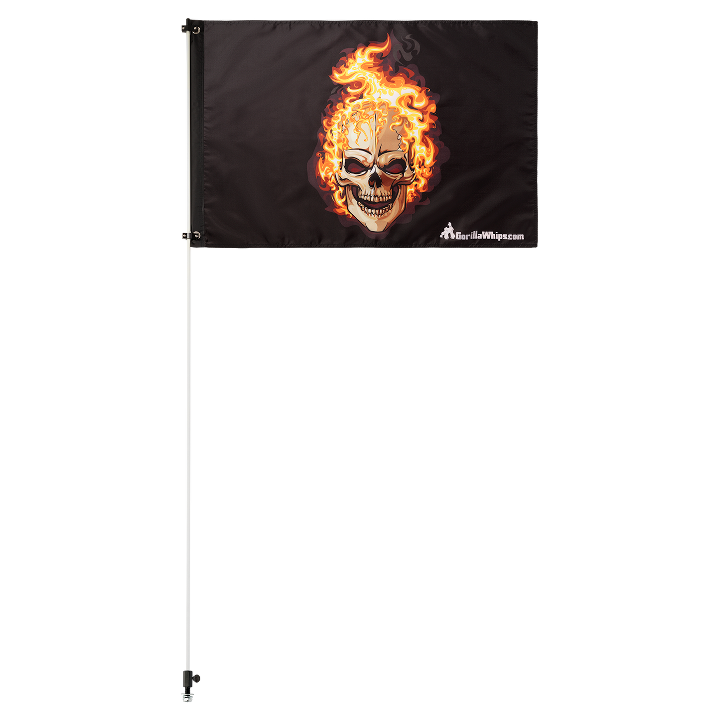 Flames Skull 2' x 3' Grommet Flag