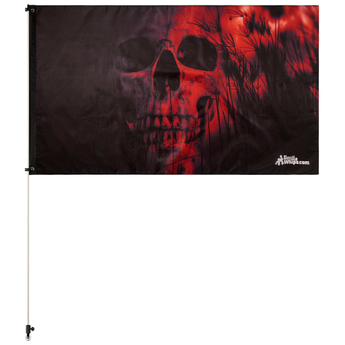 Red Skull 3' x 5' Grommet Flag