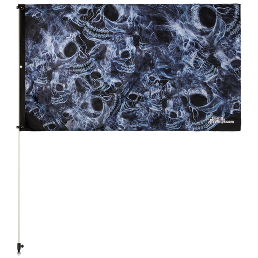 Smoke Skull 3' x 5' Grommet Flag