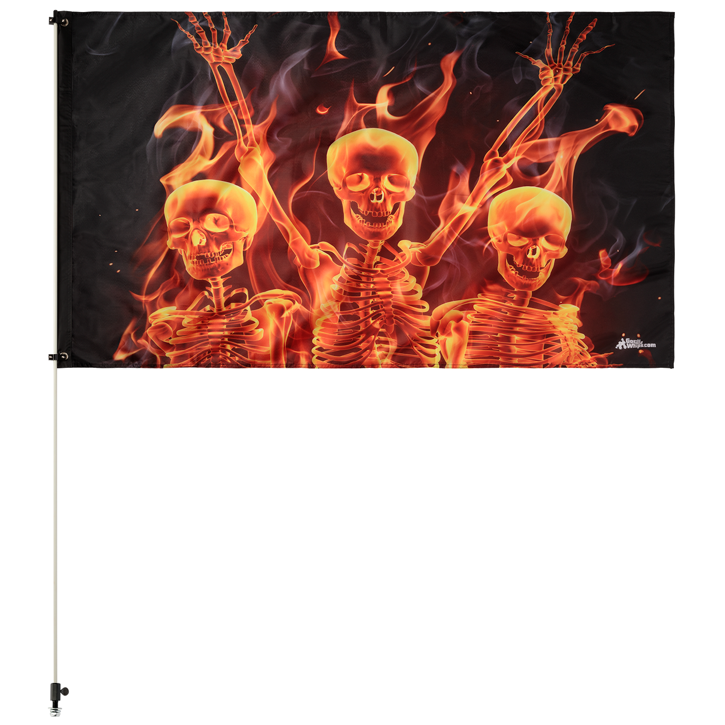 Party Skulls 3' x 5' Grommet Flag