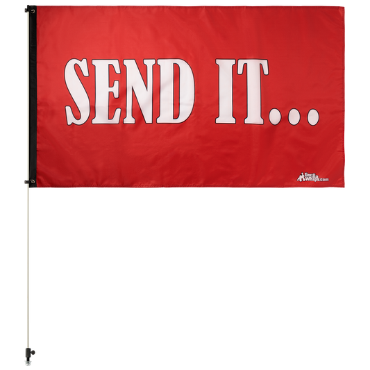 Send It Red 3' x 5' Grommet Flag
