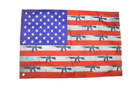 American Guns 2'x3' Upgraded Grommet Flag