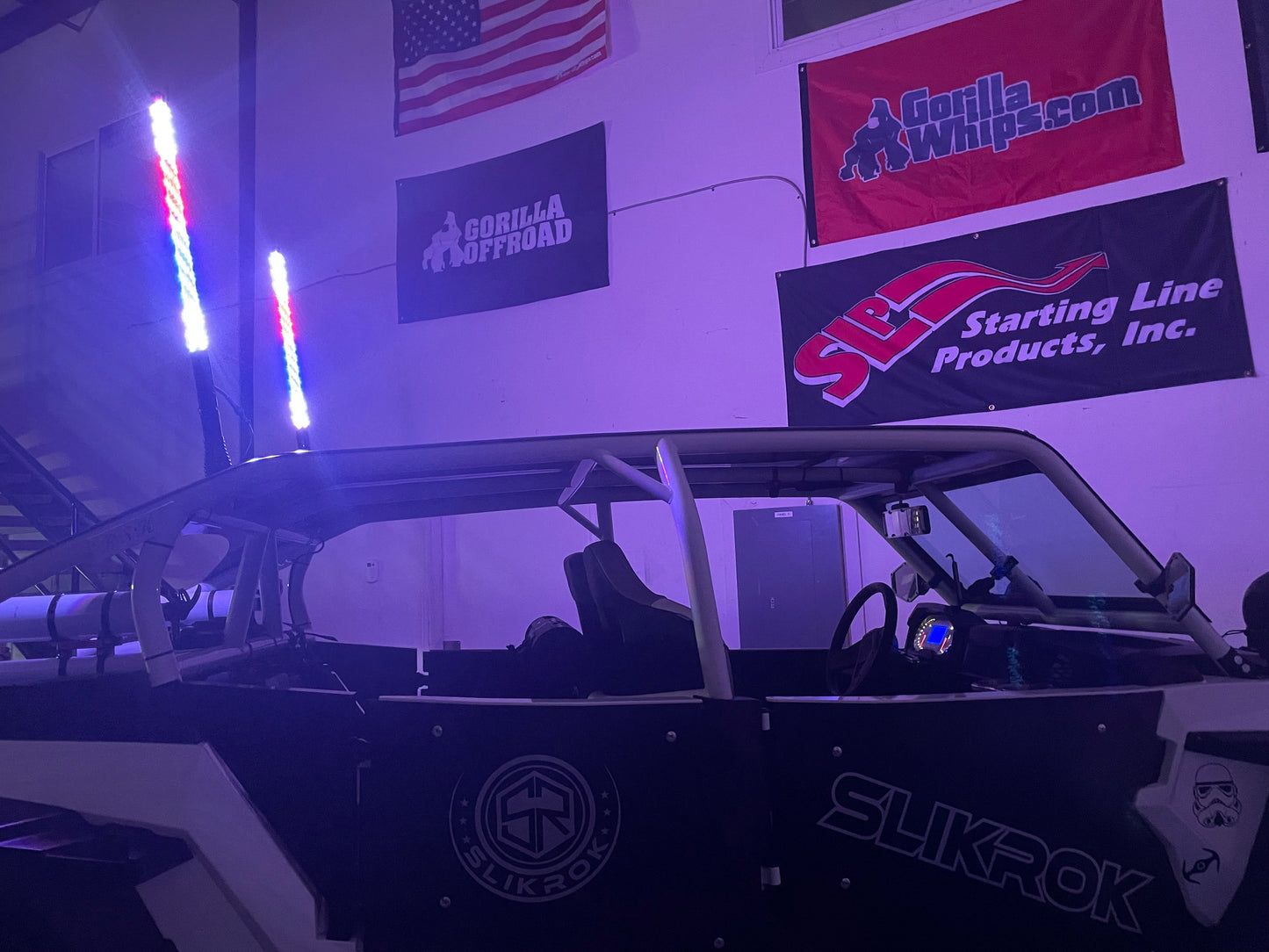 2' LED Whip Elite HD II Pair Pressure Release Mount