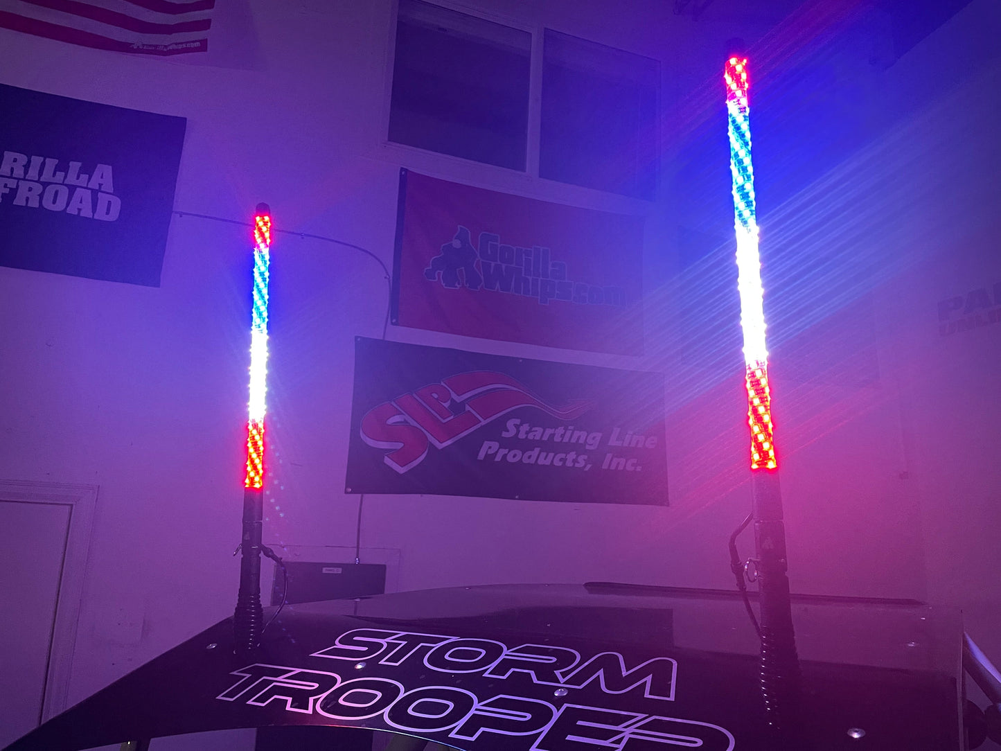 2' LED Whip Elite HD II Pair Pressure Release Mount