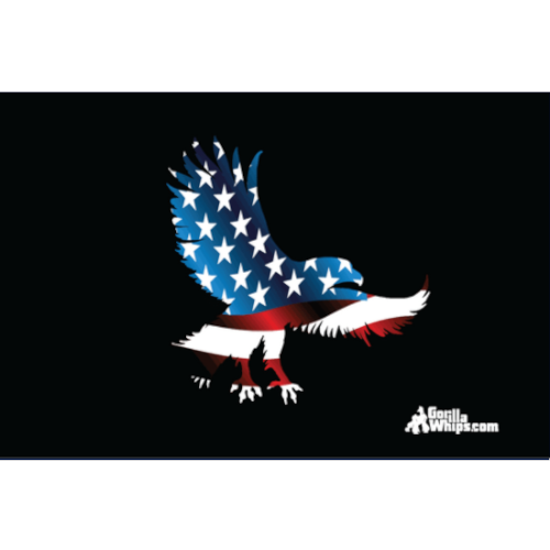 USA - 3'X5' EAGLE FLAG WITH FLAG/POW WINGS (USA PROUD) Indoor