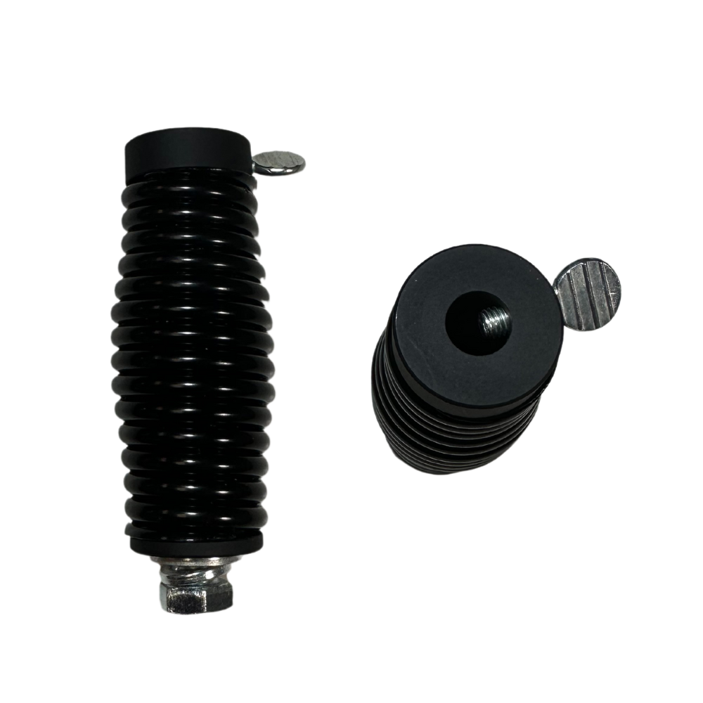 Spring Mount Black - 1/4" Fiberglass Whip.