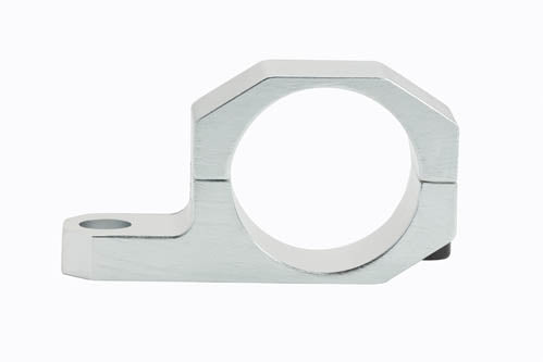 Horizontal Bar Mount Whip Bracket 1 3/4" -Silver