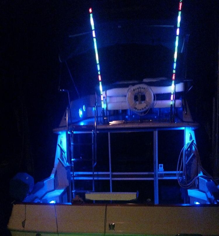 LED Whips for Boats