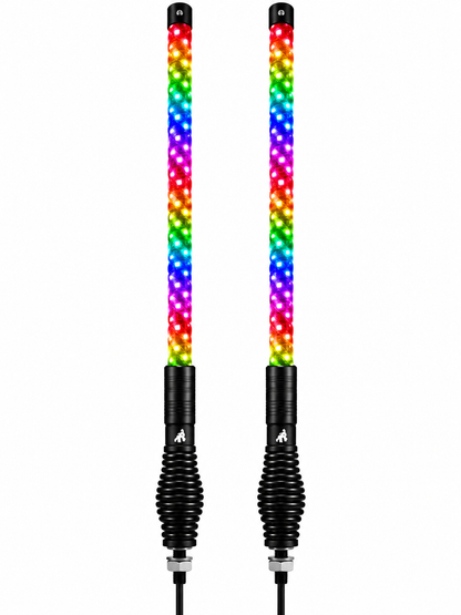 4' LED Whip Elite PRO X Pair of Whips
