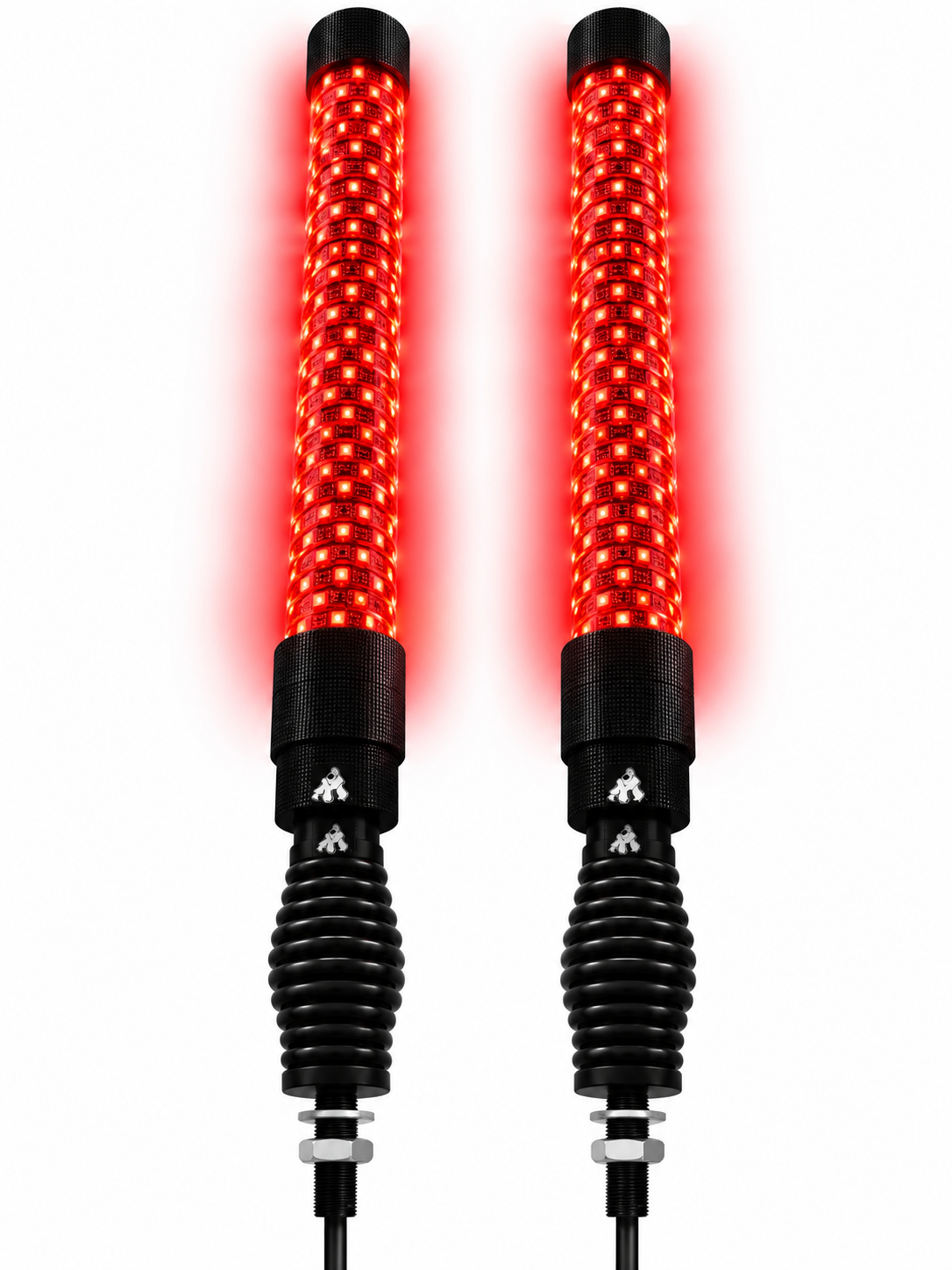 LED Whip Chunky Monkey Apex X Whip 17" Pair