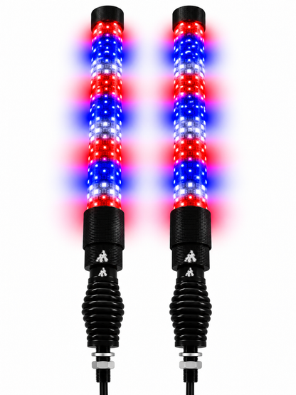 LED Whip Chunky Monkey Apex X Whip 17" Pair