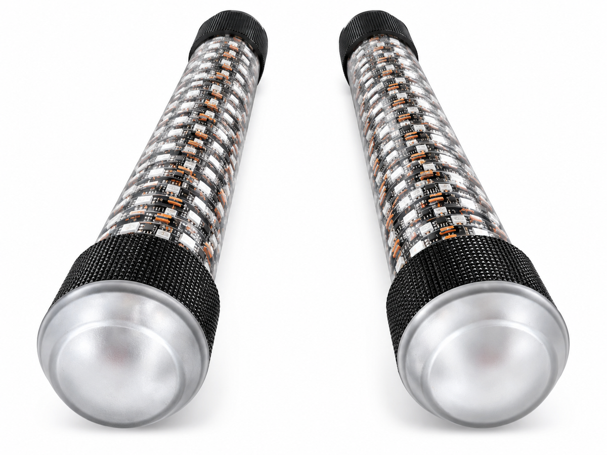 LED Whip Chunky Monkey Apex X Whip 17" Pair