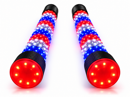 LED Whip Chunky Monkey Apex X Whip 17" Pair