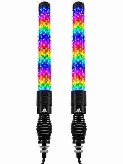 LED Whip Chunky Monkey Apex X Whip 22" Pair