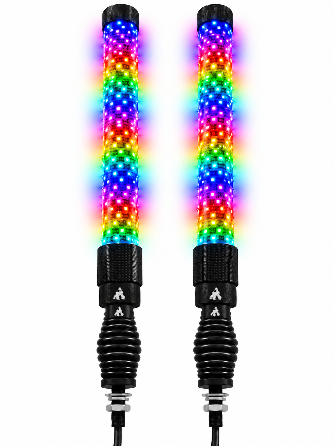 LED Whip Chunky Monkey Apex X Whip 22" Pair