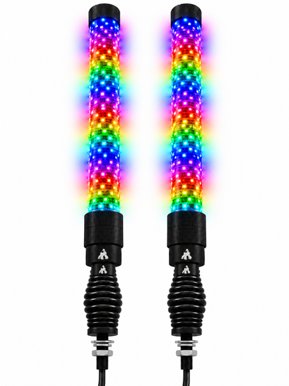LED Whip Chunky Monkey Apex X Whip 22" Pair