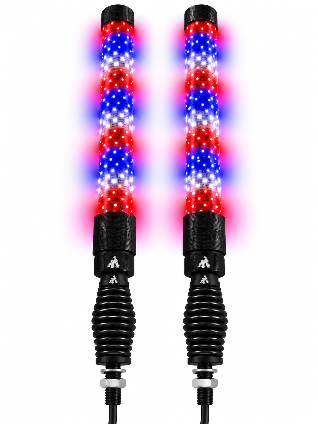 LED Whip Chunky Monkey Apex X Whip 22" Pair