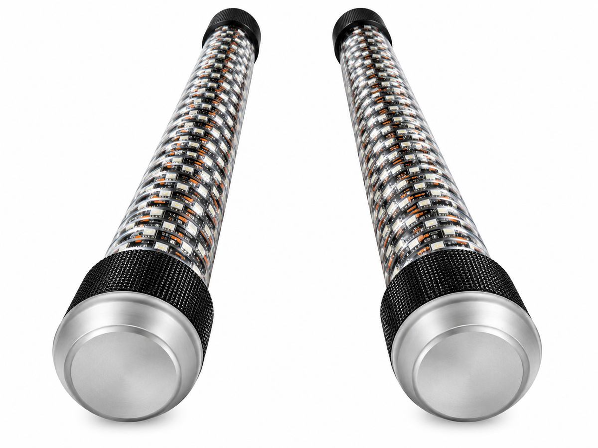 LED Whip Chunky Monkey Apex X Whip 22" Pair