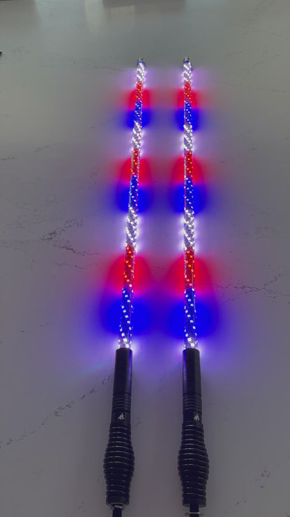 4' LED Whip Elite PRO X Pair of Whips *NEW*