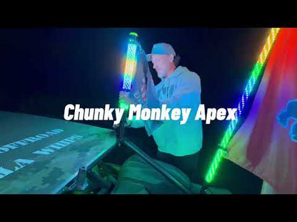 LED Whip Chunky Monkey Apex X Whip 17" Pair *Preorder Expected Delivery 10/21/26
