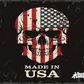 Made In USA Skull 2' x 3' Grommet Flag 
