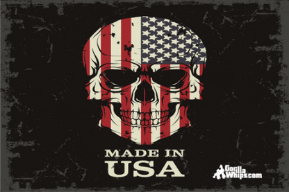 Made In USA Skull 2' x 3' Grommet Flag 