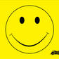 Yellow Smiley Face 2' x 3' Grommet Flag 