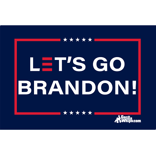 Let's Go Brandon 12x18 Pocket Flag For 1/4" & 5/16" Whips (NEW USA Made)