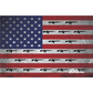 American Guns 12x18 Pocket Flag For 1/4" & 5/16" Whips