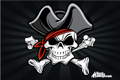 Pirate Skull Flag 12" x 18" Grommet Flag