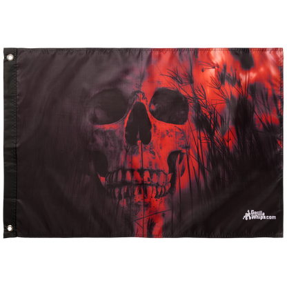 Red Skull 2' x 3' Grommet Flag 