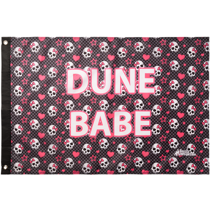 Dune Babe Skulls 2' x 3' Grommet Flag 