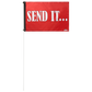 Send It Red 2' x 3' Grommet Flag 