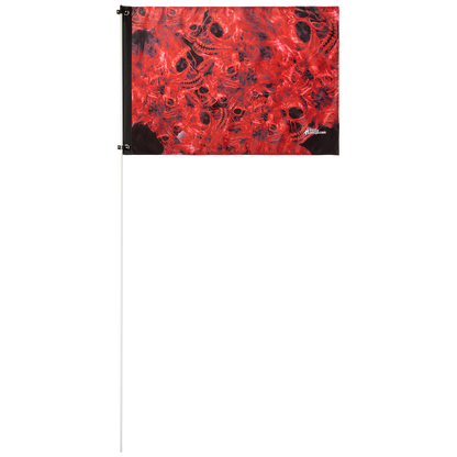 Smoke Skull Red 2' x 3' Grommet Flag 