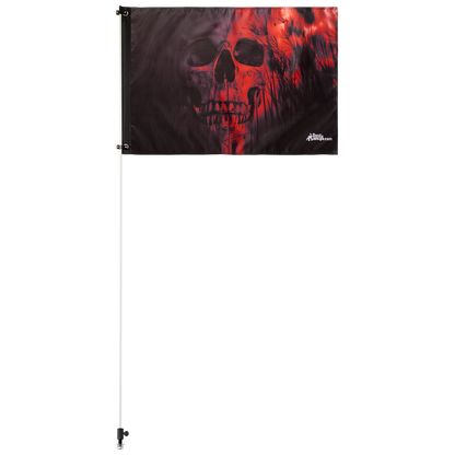 Red Skull 2' x 3' Grommet Flag 