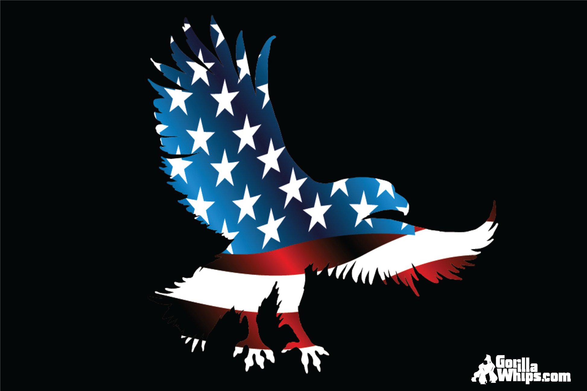 American Eagle Flag 12" x 18" Grommet Flag