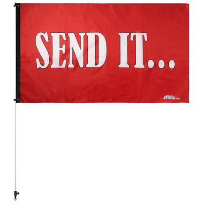 Send It Red 3' x 5' Grommet Flag