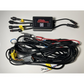 4' LED Whip Twisted Silver Single Whip