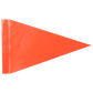 Orange Pennant Triangle LED Pocket Flag