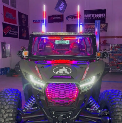 chunky monkey LED whips full vehicle Lighting package