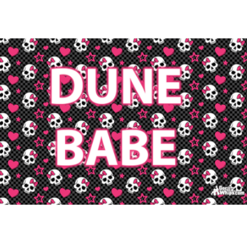 Dune Babe Skulls 2' x 3' Grommet Flag